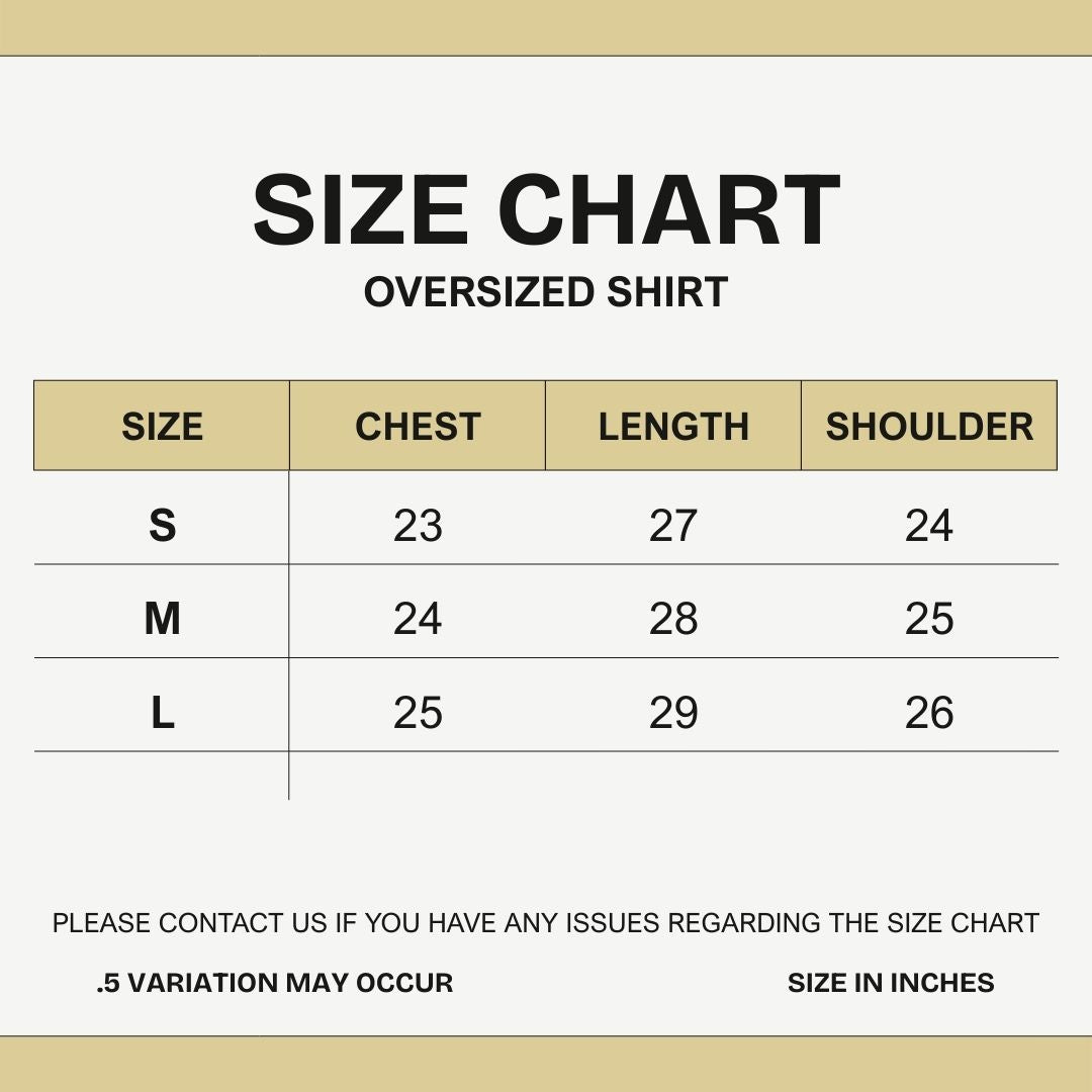 Oversized Shirt - Black