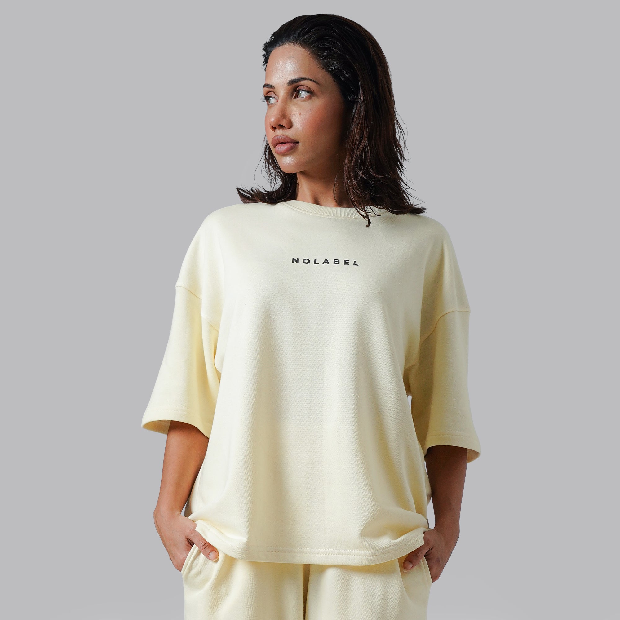 Oversized Shirt - Beige