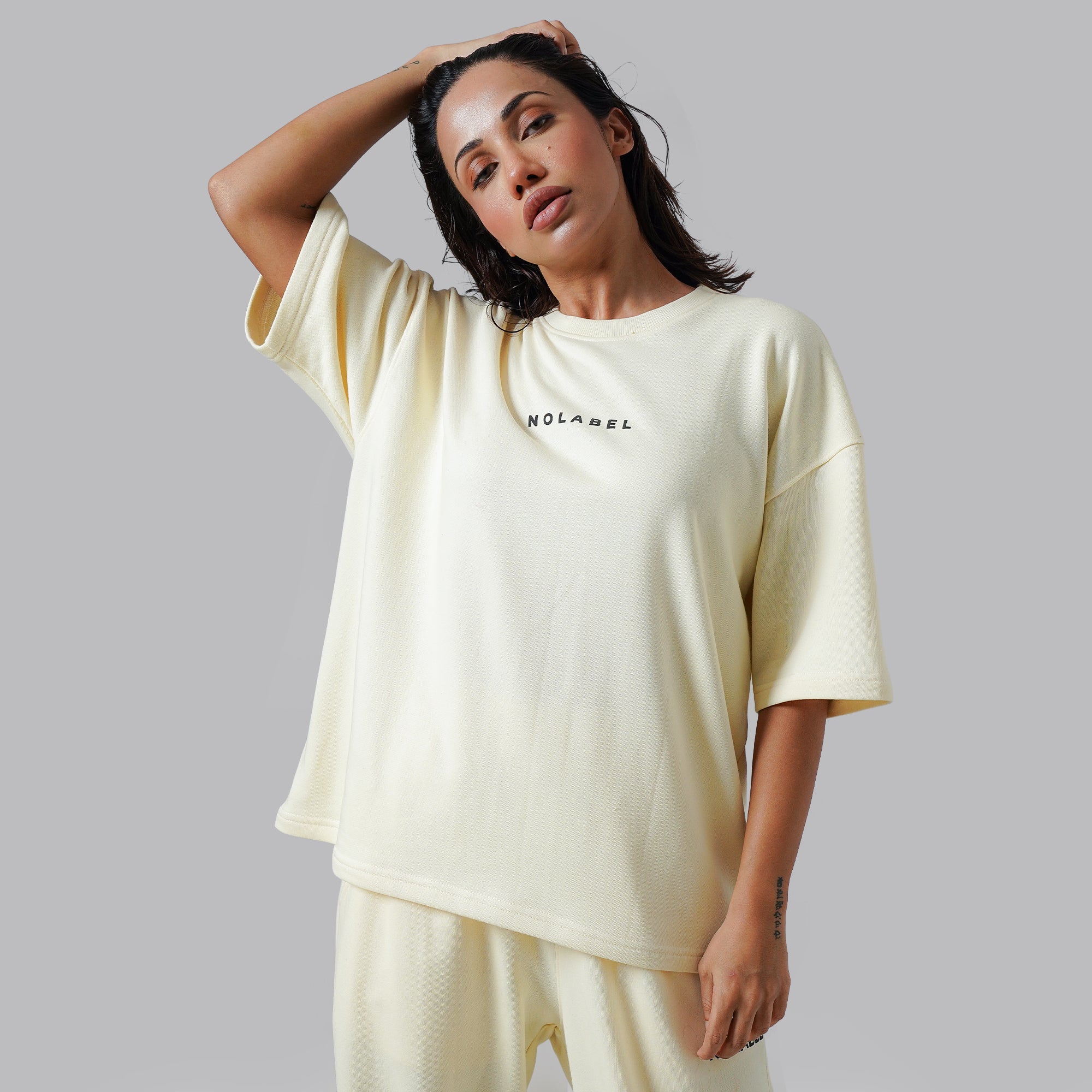 Oversized Shirt - Beige